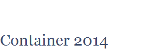 Container 2014